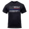 Graphic Printed T-Shirts Rothco Thin Blue Line & Thin Red Line T-shirt