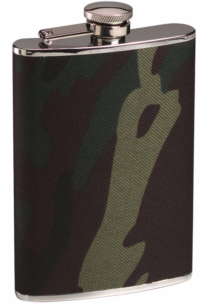 Hydration Bottles & Canteens Rothco Woodland Camo Stainless Steel Camo Flask 3 Hydration Bottles & Canteens Rothco Woodland Camo Stainless Steel Camo Flask