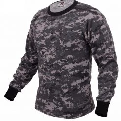 Camo T-Shirts Rothco Long Sleeve Camouflage T-Shirts 12 Camo T-Shirts Rothco Long Sleeve Camouflage T-Shirts