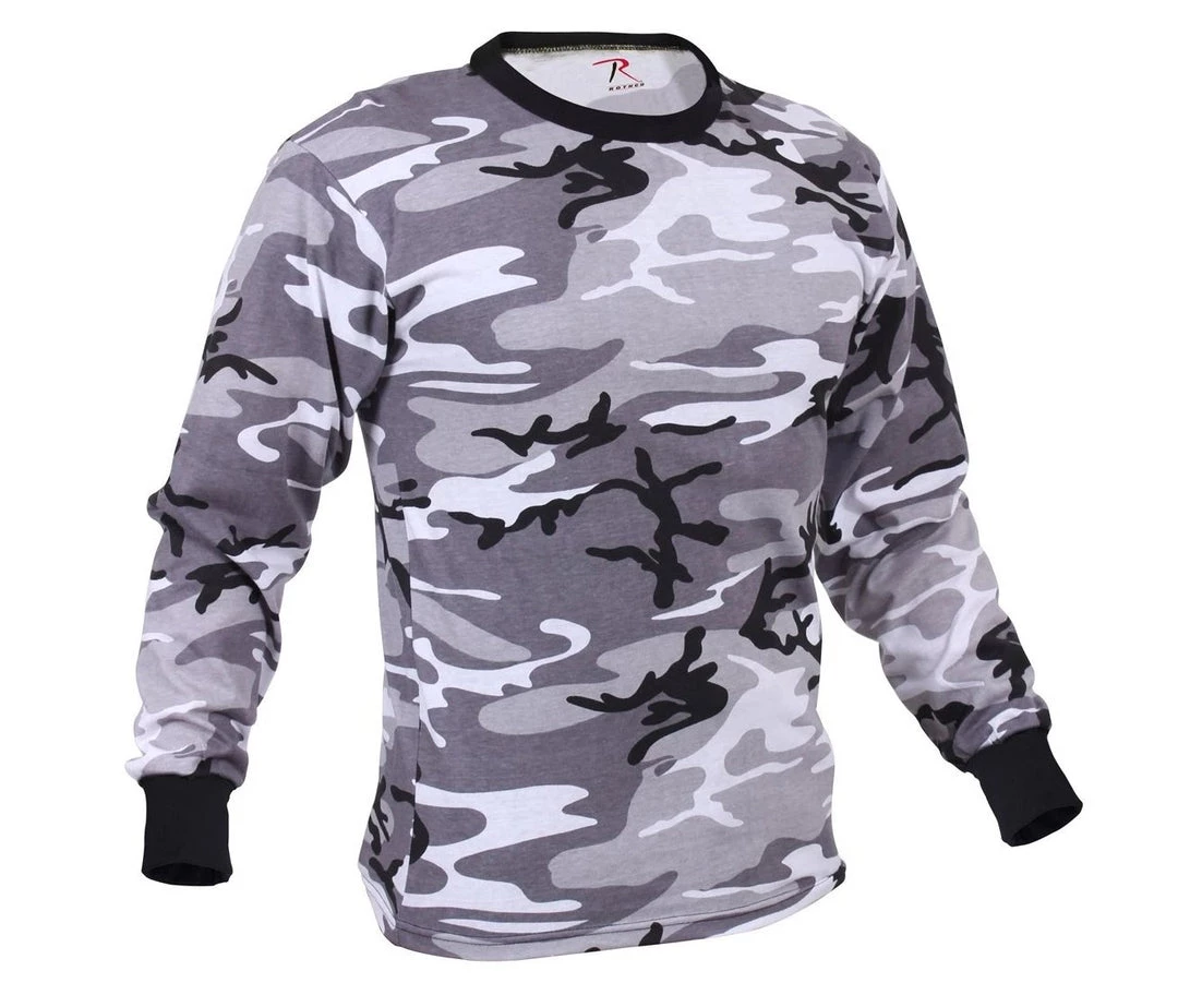 Rothco Long Sleeve Colored Camo T-Shirt 10 Rothco Long Sleeve Colored Camo T-Shirt
