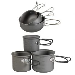 Proforce Equipment NDuR 6 Piece Essentials Cookware Mess Kit Camping Stoves