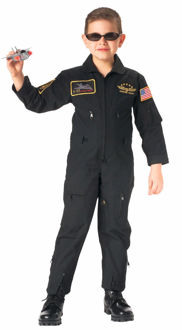Kids Clothing Rothco Kid's Flight Coverall With Patches 3 Kids Clothing Rothco Kid's Flight Coverall With Patches