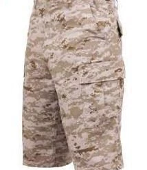 Rothco Long Length Camouflage BDU Short Shorts