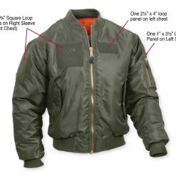 Rothco MA-1 Flight Jacket With Patches