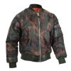 Flight Jackets Rothco MA-1 Woodland Camo Flight Jacket