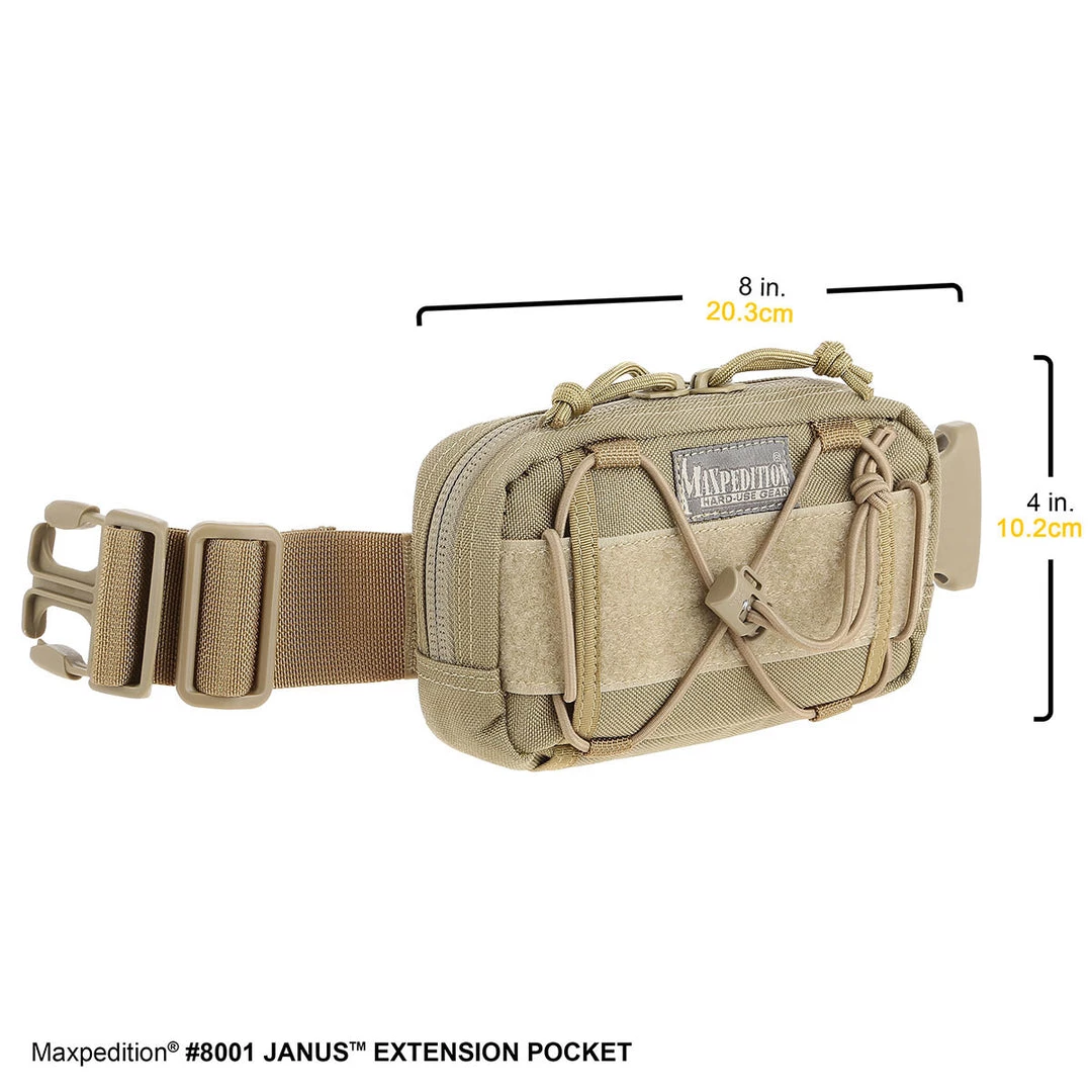 Fanny Packs Maxpedition Janus Extension Pocket 8 Fanny Packs Maxpedition Janus Extension Pocket