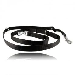 K9 Dog Gear Boston Leather 72½ Adjustable K-9 Lead, Ballistic Weave