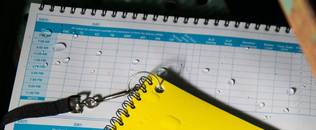 Notebook & Covers Rite In The Rain Commercial Pool & Spa Log 4 Notebook & Covers Rite In The Rain Commercial Pool & Spa Log