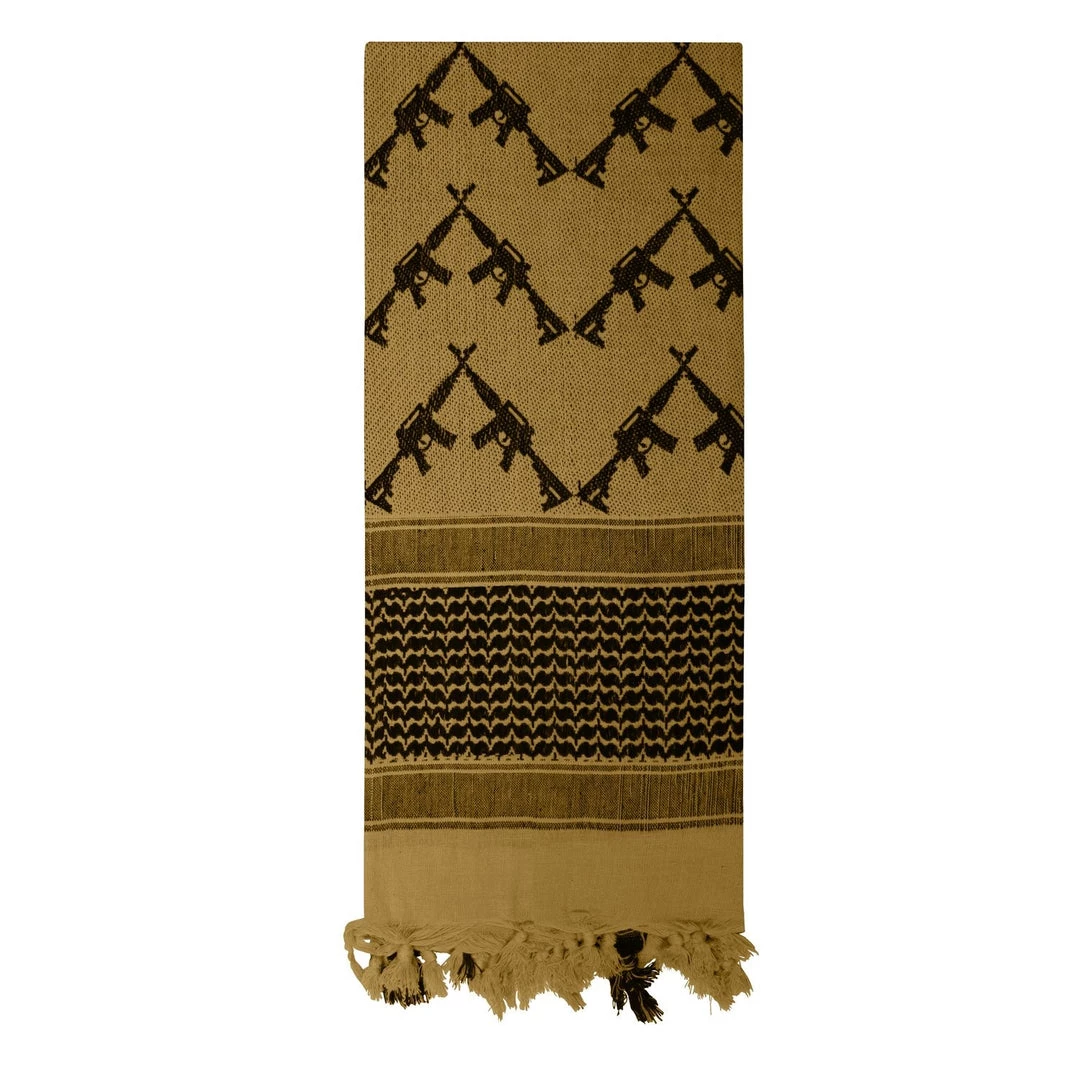 Rothco Crossed Rifles Shemagh Tactical Scarf Shemaghs & Scarves 12 Rothco Crossed Rifles Shemagh Tactical Scarf Shemaghs & Scarves