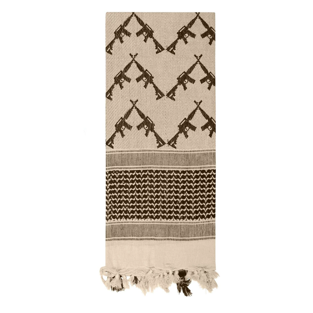 Rothco Crossed Rifles Shemagh Tactical Scarf Shemaghs & Scarves 15 Rothco Crossed Rifles Shemagh Tactical Scarf Shemaghs & Scarves
