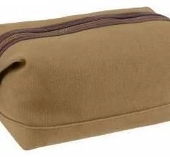 Rothco Canvas & Leather Travel Kit Toiletry Bags
