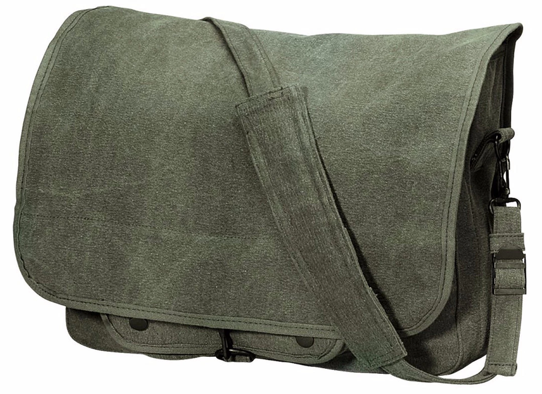 Attache And Shoulder Bags Rothco Vintage Canvas Paratrooper Bag 3 Attache And Shoulder Bags Rothco Vintage Canvas Paratrooper Bag