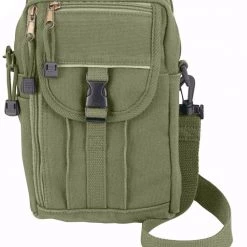 Rothco Heavyweight Canvas Classic Passport Travel Pouch Attache And Shoulder Bags