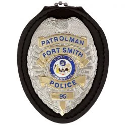 Hero's Pride Deluxe Recessed Cutout Teardrop Badge Holder Badge Holders