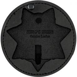 Hero's Pride Deluxe Recessed Cutout Swivel Round Badge Holder