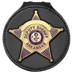 Hero's Pride Deluxe Recessed Cutout Small Round Badge Holder