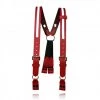 Boston Leather Firefighter Suspenders, Loop Attachment, ½ Reflective Ribbon, 3½ Longer