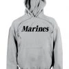 Rothco Marines Pullover Hooded Sweatshirt Grey