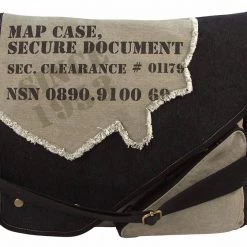 Attache And Shoulder Bags Rothco Vintage Canvas Two-Tone Imprinted Map Bag