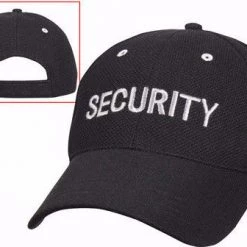 Security Officer / Guard Gear Rothco Security Low Profile Insignia Mesh Cap