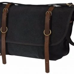 Rothco Vintage Canvas Explorer Shoulder Bag W/ Leather Accents Attache And Shoulder Bags
