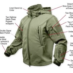 Rothco Special Ops Tactical Soft Shell Jacket Jackets