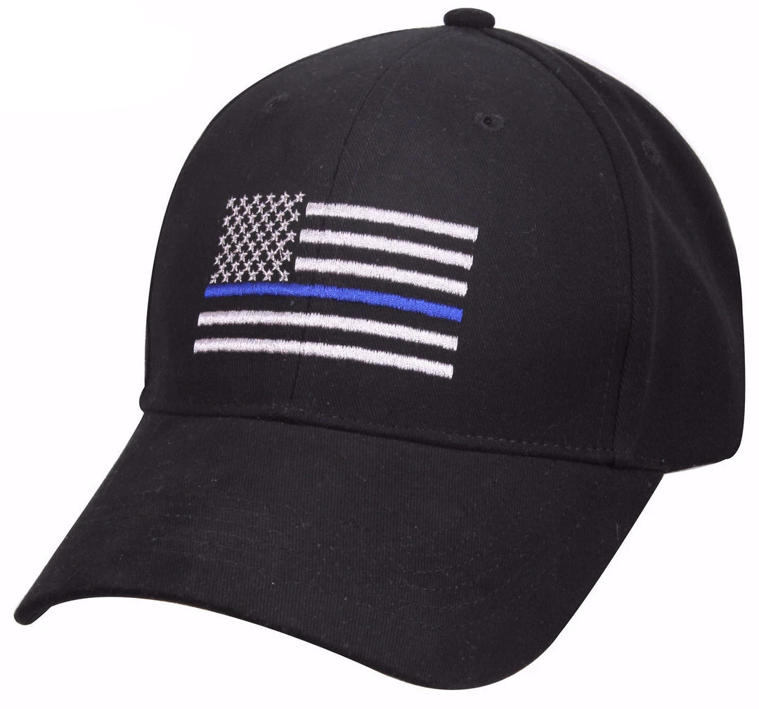 Rothco Thin Blue Line Flag Low Profile Cap 3 Rothco Thin Blue Line Flag Low Profile Cap