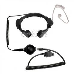 Code Red Headsets Assault-MC3 Tactical Throat Mic For Harris/Macom Radios