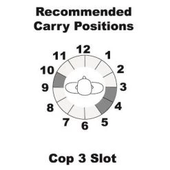 Galco Cop 3 Slot Strongside / Crossdraw Holster