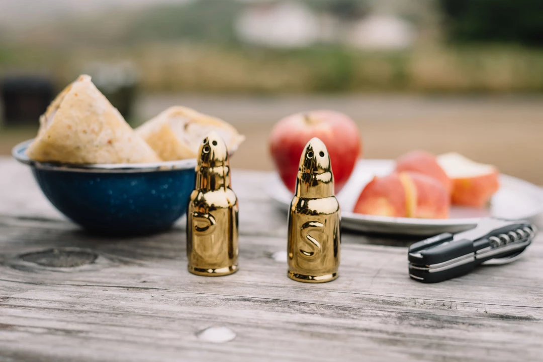 Caliber Gourmet Bullet Salt & Pepper Shakers Novelties 4 Caliber Gourmet Bullet Salt & Pepper Shakers Novelties