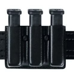 Safariland Model 775 Slimline Open Top Triple Magazine Pouch - LeatherLook Synthetic Magazine Pouches