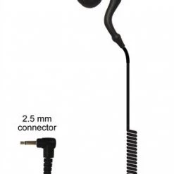 Radio Earpieces Code Red Headsets Guard Jr 2.5 Mm Listen-Only 2-way Radio Earpiece W/ 14 Inch Coiled Cord Kenwood Otto
