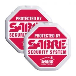 Home Protection Sabre Red Window Glass Alarm, 2-Pack