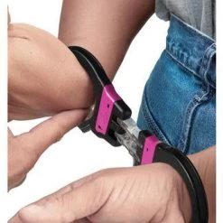 Colored Handcuffs ASP Hinged Identifier Ultra Cuffs - Steel Bow