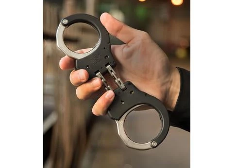 ASP Hinged Ultra Cuffs - Steel Bow 5 ASP Hinged Ultra Cuffs - Steel Bow