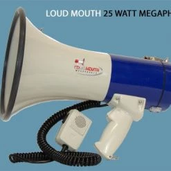 Code Red Headsets LM-25 Megaphone Bullhorn 25-Watt 1000 Yard Range Siren Microphone Volume Control