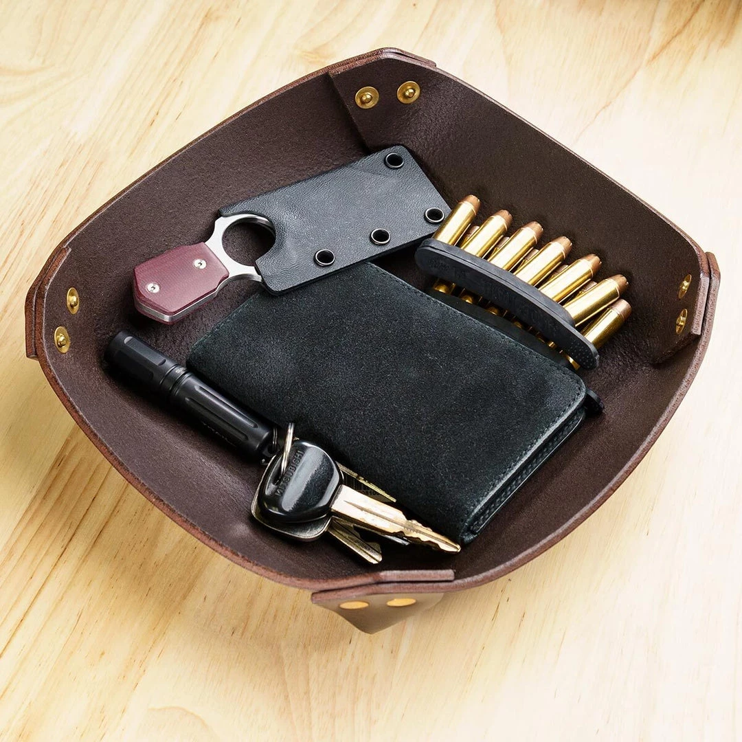 Travel Bags & Luggage Galco EDC Square Valet Tray 6 Travel Bags & Luggage Galco EDC Square Valet Tray