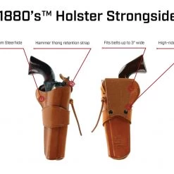Western Holsters Galco 1880'S Strongside Holster