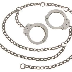 Peerless Handcuff Company Peerless Handcuffs Model 7002C-OS - Waist Chain - Oversize Handcuffs High Security Restraints & Chains