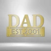 Home Décor Monogram Father's Day - Steel Sign