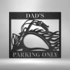 Home Décor Monogram Hog Parking - Steel Sign