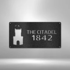 Home Décor Monogram The Citadel - Steel Sign