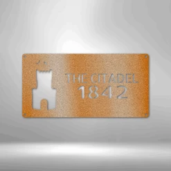 Home Décor Monogram The Citadel - Steel Sign