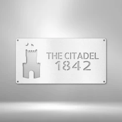 Home Décor Monogram The Citadel - Steel Sign