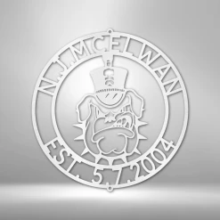 Home Décor Monogram The Citadel Bulldog - Steel Sign