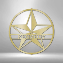 Home Décor Monogram Star Monogram - Steel Sign