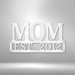 Home Décor Monogram Mother's Day Plaque - Steel SIgn