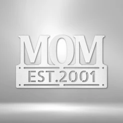 Home Décor Monogram Mother's Day Plaque - Steel SIgn 11 Home Décor Monogram Mother's Day Plaque - Steel SIgn