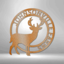 Home Décor Monogram Stag Monogram - Steel Sign
