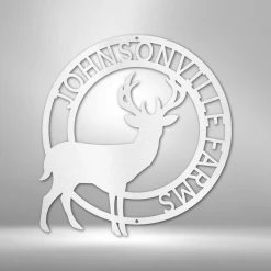 Home Décor Monogram Stag Monogram - Steel Sign